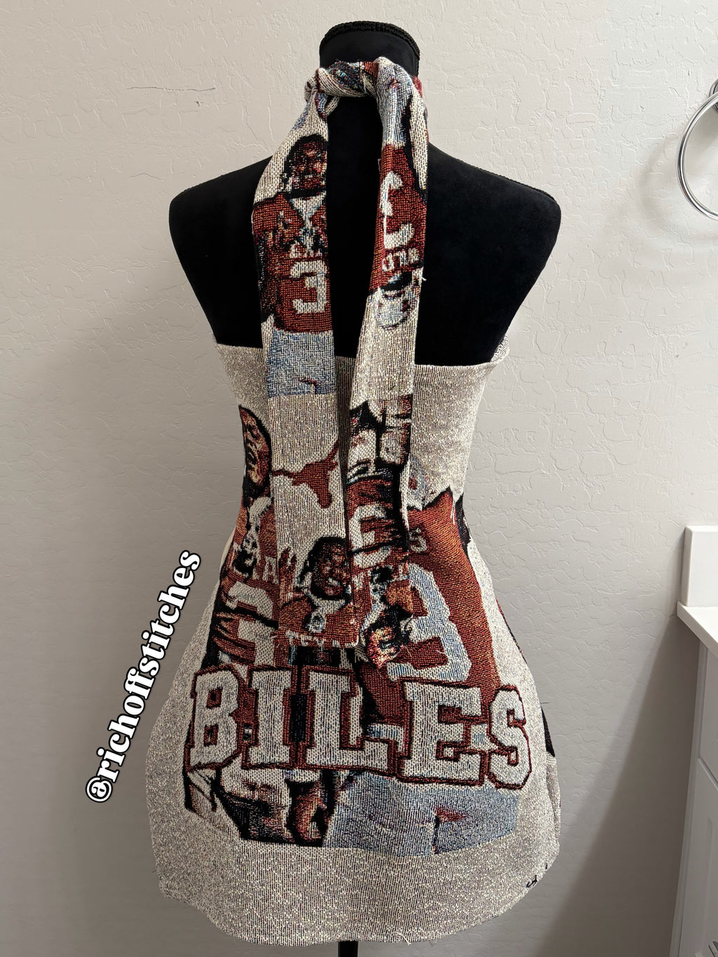 Tapestry Halter Dress *SIZE CHART ON LAST SLIDE*