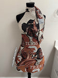 Tapestry Halter Dress *SIZE CHART ON LAST SLIDE*