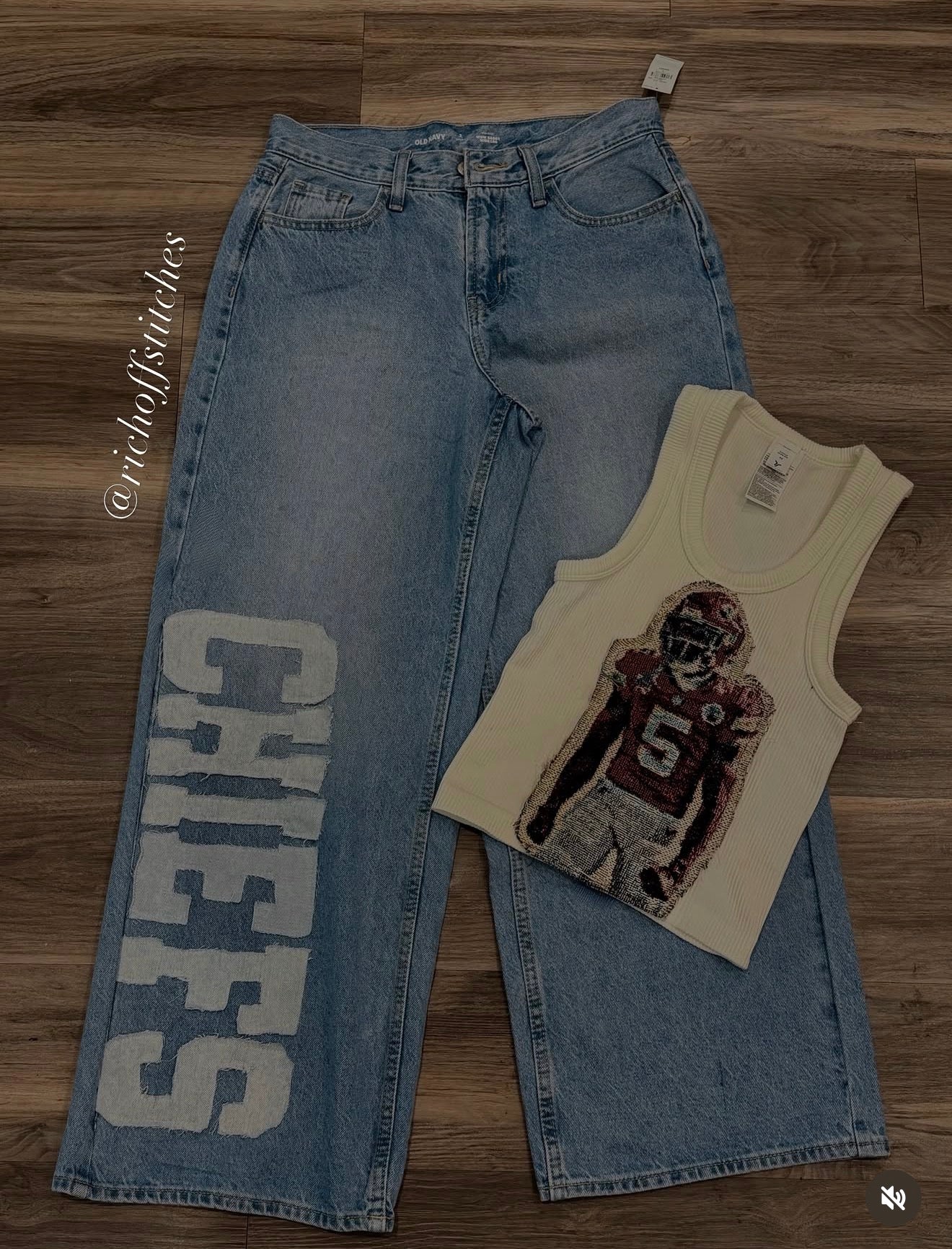 Denim on Denim Jeans
