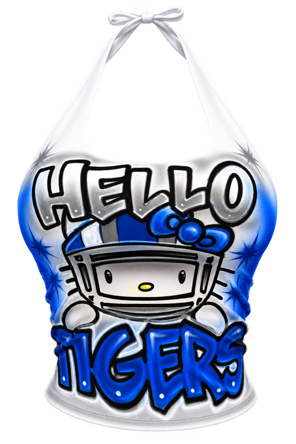 Gameday Airbrush Halter Top