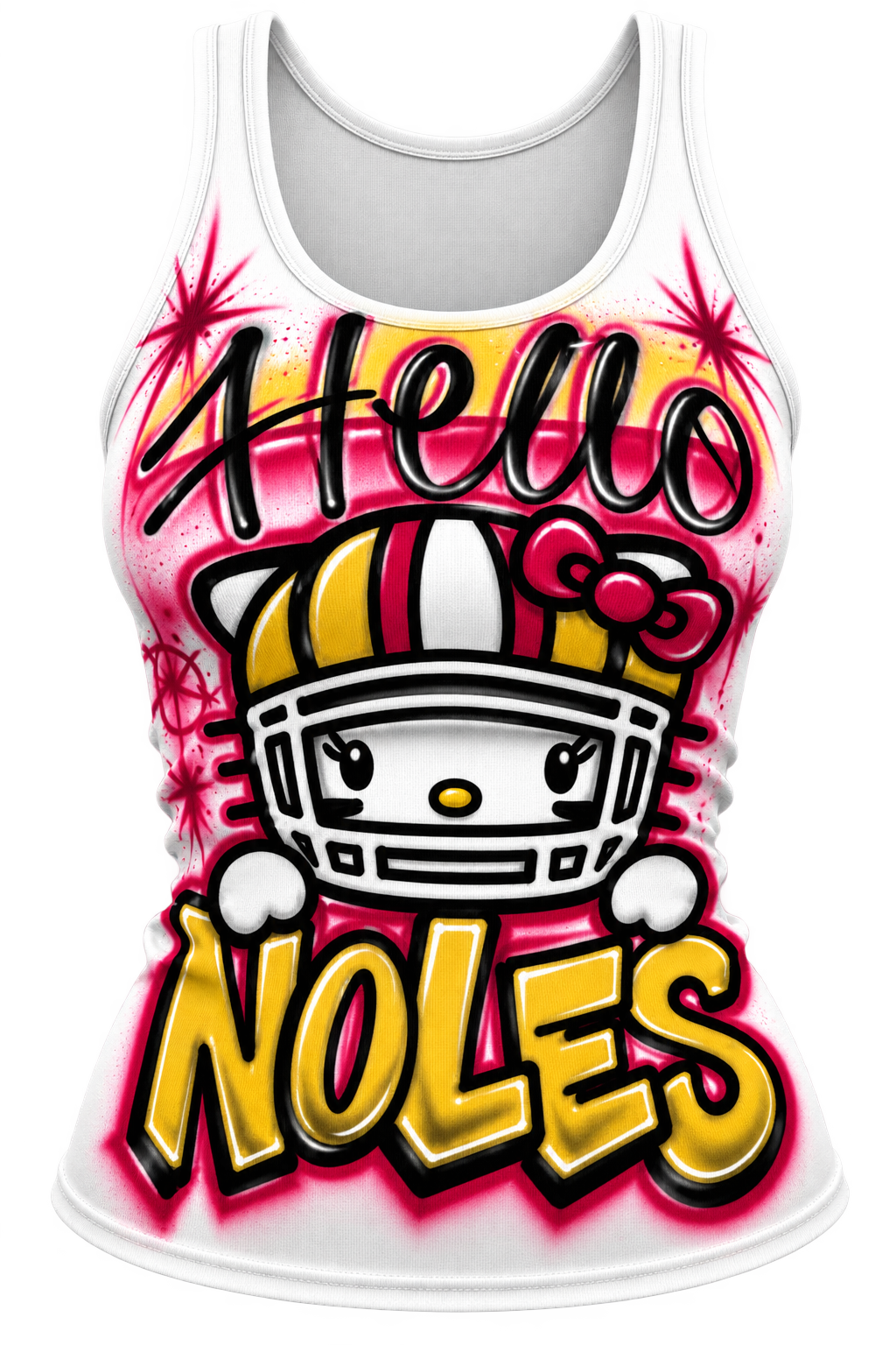 Gameday Airbrush Halter Top