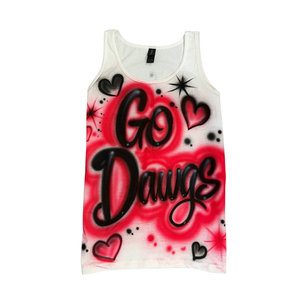 Airbrush Tank Front Only