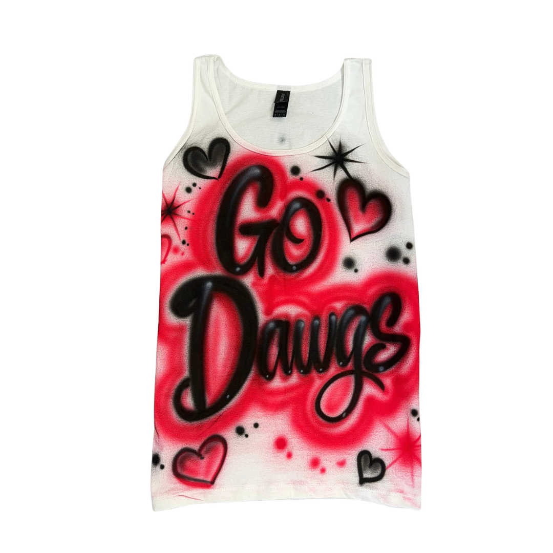 Airbrush Tank Front Only
