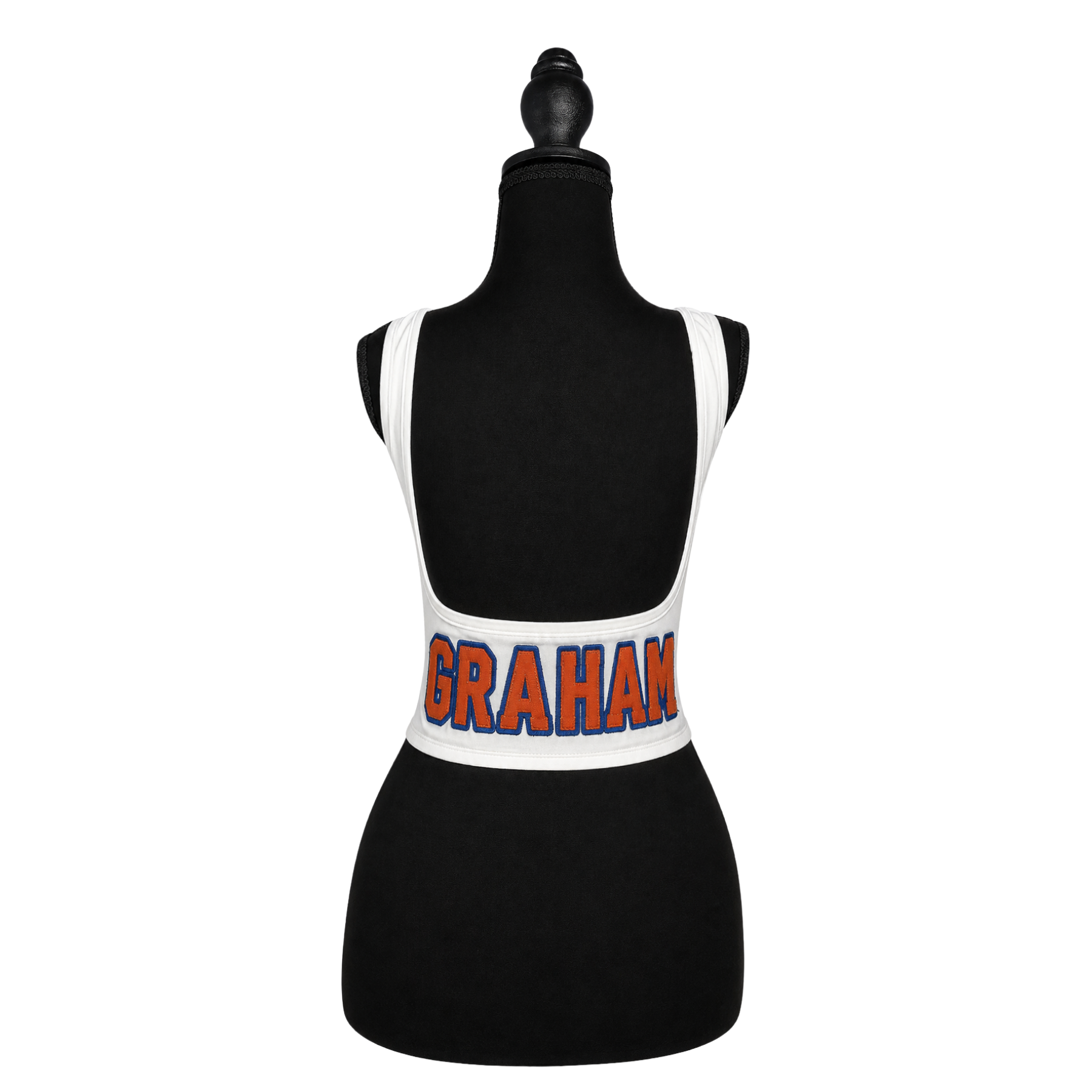 Backless Top With Lettering