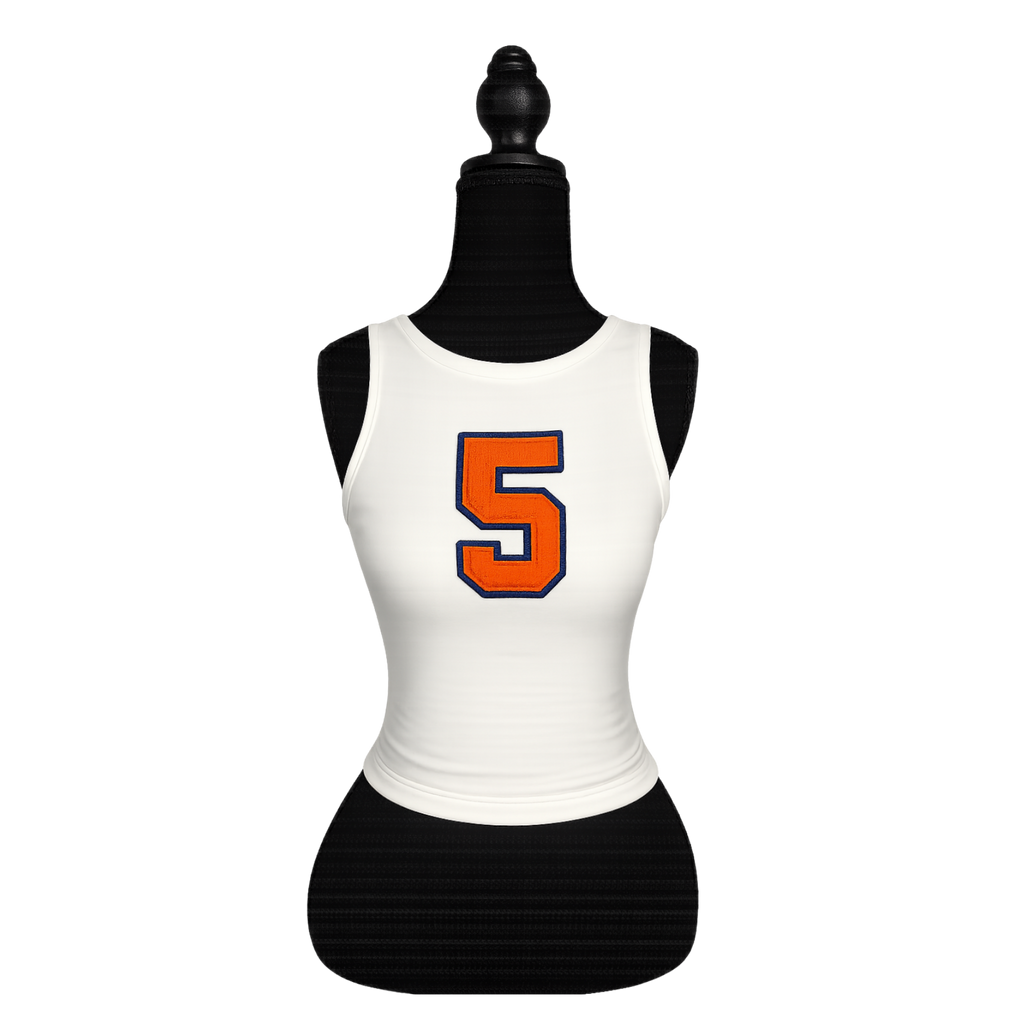 Backless Top With Lettering