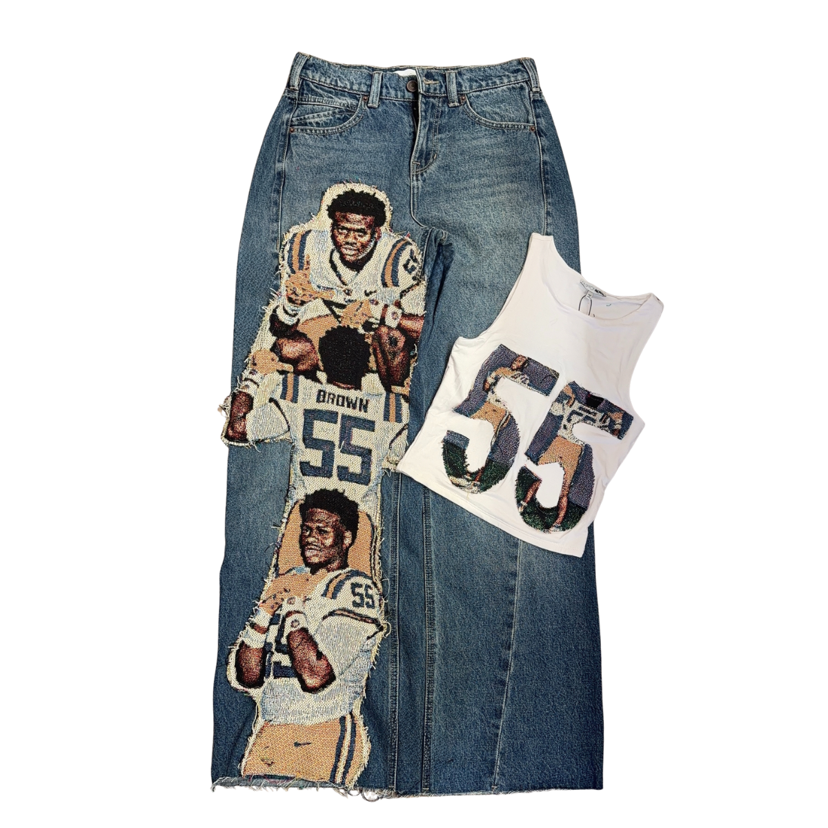 Full Leg PatchWork + Tank Top
