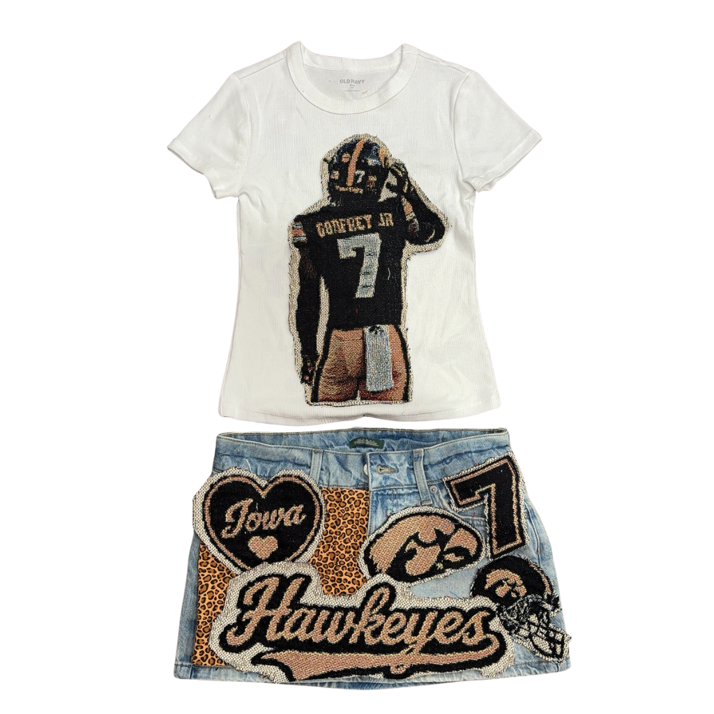 Tapestry Patchwork Skirt/Short Set